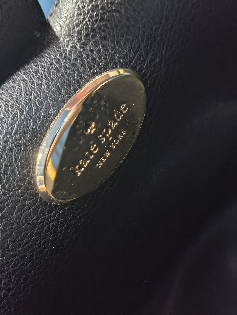 Kate Spade Coffee Break Tote We Are Happy To Serve You NYC Cup Black Leather Bag - Picture 13 of 16